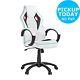X-rocker Height Adjustable Luxurious Office Gaming Chair White Argos On Ebay