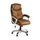 X-rocker Leather Effect Executive Chair Brown Oe100