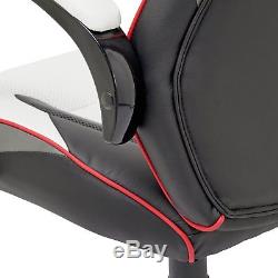 X-Rocker Leather Effect Gaming Chair White