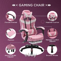 ZYBRTEK Multi-Purpose Ergonomic Office Gaming Chair With Head & Lumbar Support